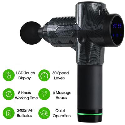Πιστόλι μασάζ Deep Tissue Muscle Massager Οθόνη αφής LCD 30 ταχυτήτων Περιτονία άσκησης Χαλάρωση για ανακούφιση από τον πόνο του αυχένα