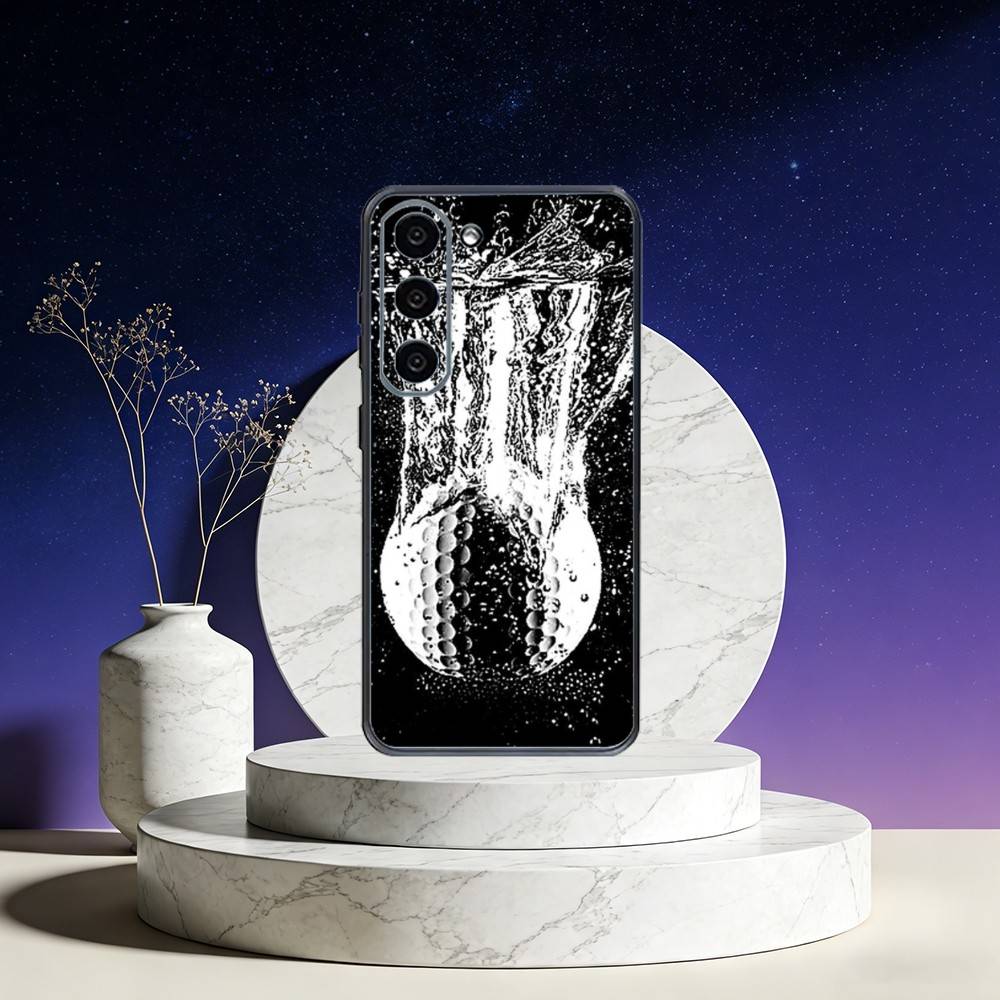 

Golf BALL Phone Case For Samsung Galaxy A73,A72,A71,A70,A53,A52,A51,Others Soft Black Cover Samsung a71 5g