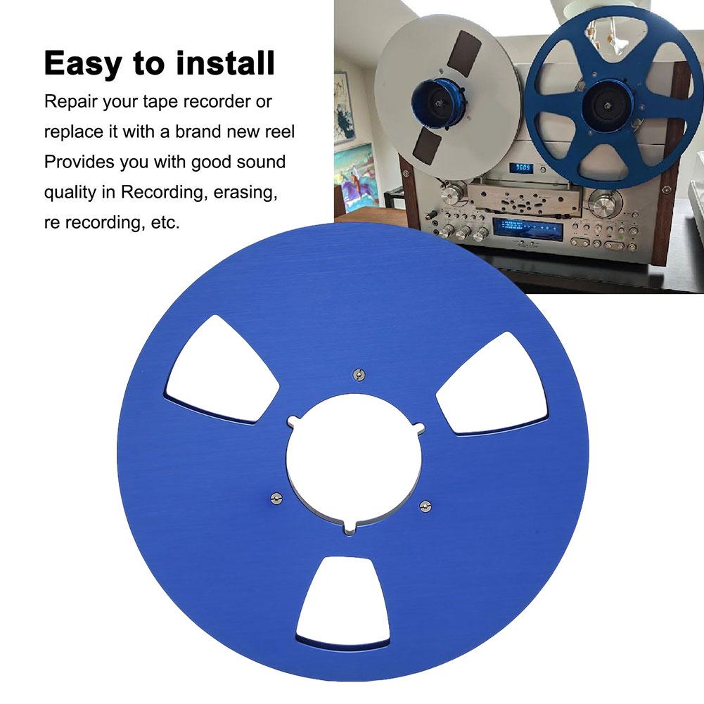 1/4 10.5 Inch Blank Tape Reel 3 Holes Empty Tape Reel Recording Takeup Reel Replacement Opening Machine Part