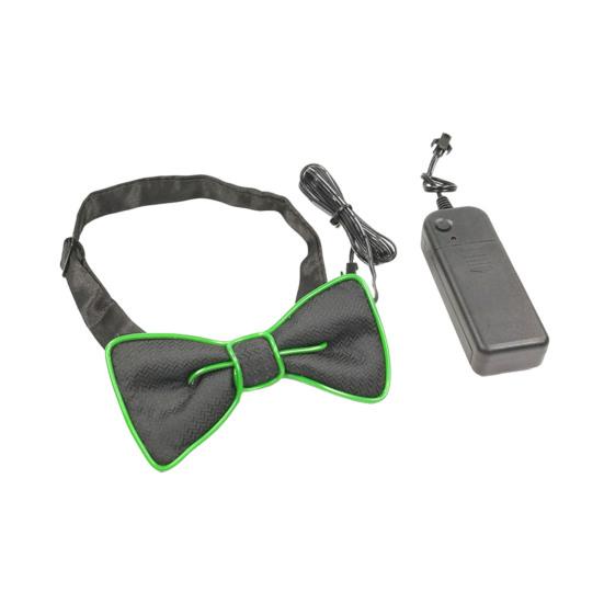 Luminous Detachable Costume Design Glowing Bow Necktie Accessory