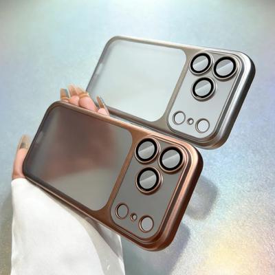 Luxury Ultra Slim Plating Matte Soft Case for iPhone 17 Air 16 15 14 13 12 11 Pro Max Camera Protection Frosted Shockproof Cover