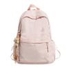 Schoolbag wholesale backpack, student backpack, girl's versatile middle, high school, college student, cute embroidered bow travel backpack