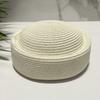 Stewardess Hat Lightweight Breathable UV Protection Straw Hat Outdoor Beach Sun Hat Summer Accessory