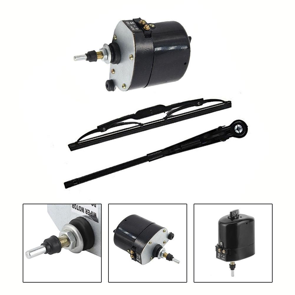 Motore tergicristallo universale 12V Lama tergicristallo 01287358 0390506510 7731000001 per Jeep Trattore Barca da Pesca Caravan