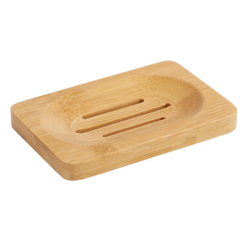 

1 Pc Bamboo Wooden Soap Dish, Bar Soap Holder Soap Tray for Shower Bathroom Kitchen Sink Drainer