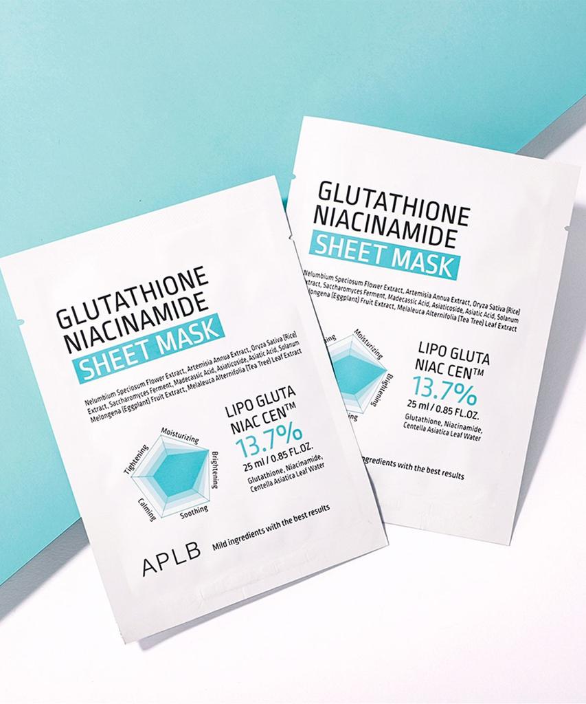 Glutathion Niacinamid Tuchmaske (10 Stück)