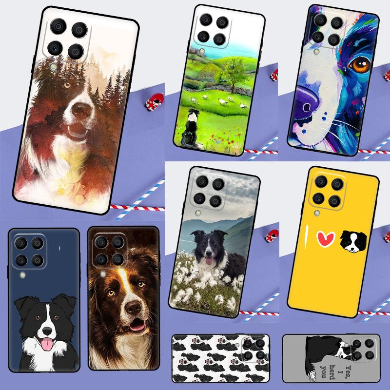 Border Collie Dog For Samsung Galaxy M11 M21 M31 M12 M13 M14 M15 M35 M55 M34 M54 M33 M53 M32 M52 M06 M16 Case