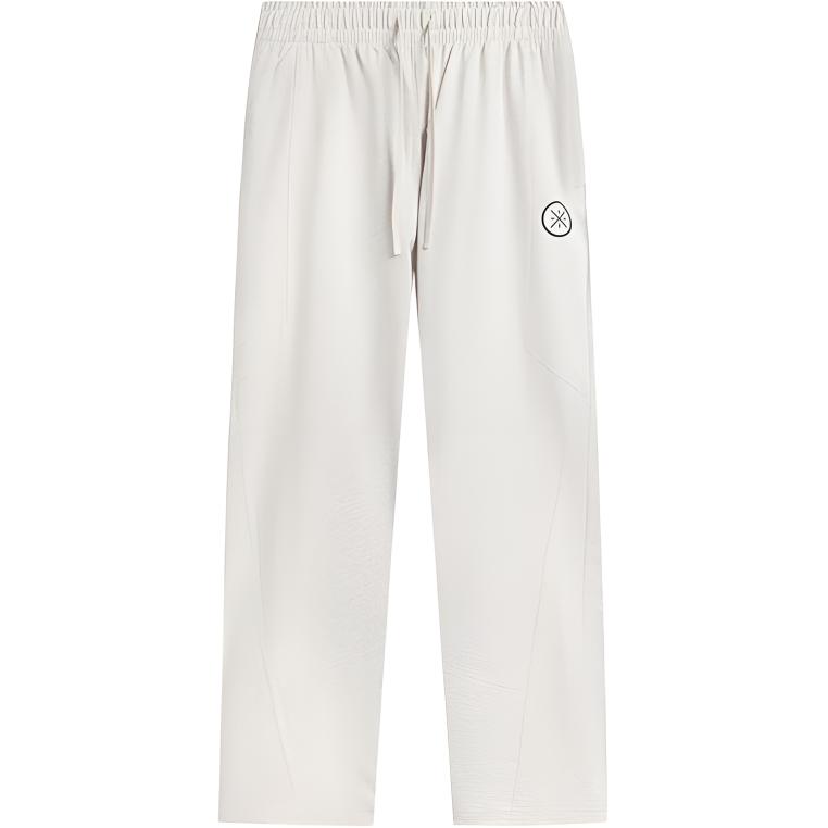 

Li Ning Sport Минималистичные Прямые Свободные Однотонные Удобные Универсальные Повседневные Брюки Мужские брюки AKLV149-3 L