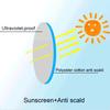 Car Steering Wheel Sun Shade Cover Thick Sunscreen Insulation Accessories Sun Protection Foldable Anti-Uv Silver Coated Cloth