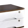 Chic Lockable Wooden Storage Box for Office