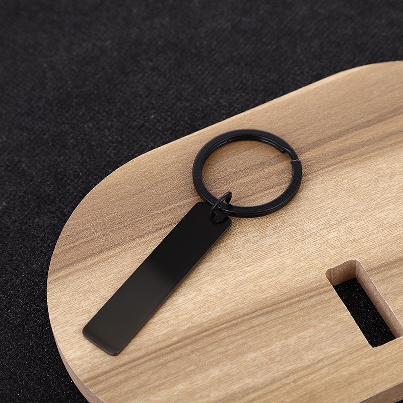 Stainless Steel Glossy Logo Keychain Pendant - Mirror Polished