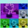 Adventure Jake Time The Dog Bend Over Figure 3d Night Light Acrylic Panel Base