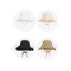 Spring Summer Outdoor Sun Hat Women's Lace Big Brim Fisherman Hat