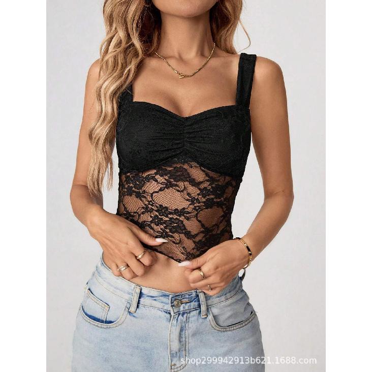 Sleeveless Base T-Shirt Solid Color Camisole Vest Women'S Fashion Inner Top Versatile For Spring And Summer Sexy And Comfortable