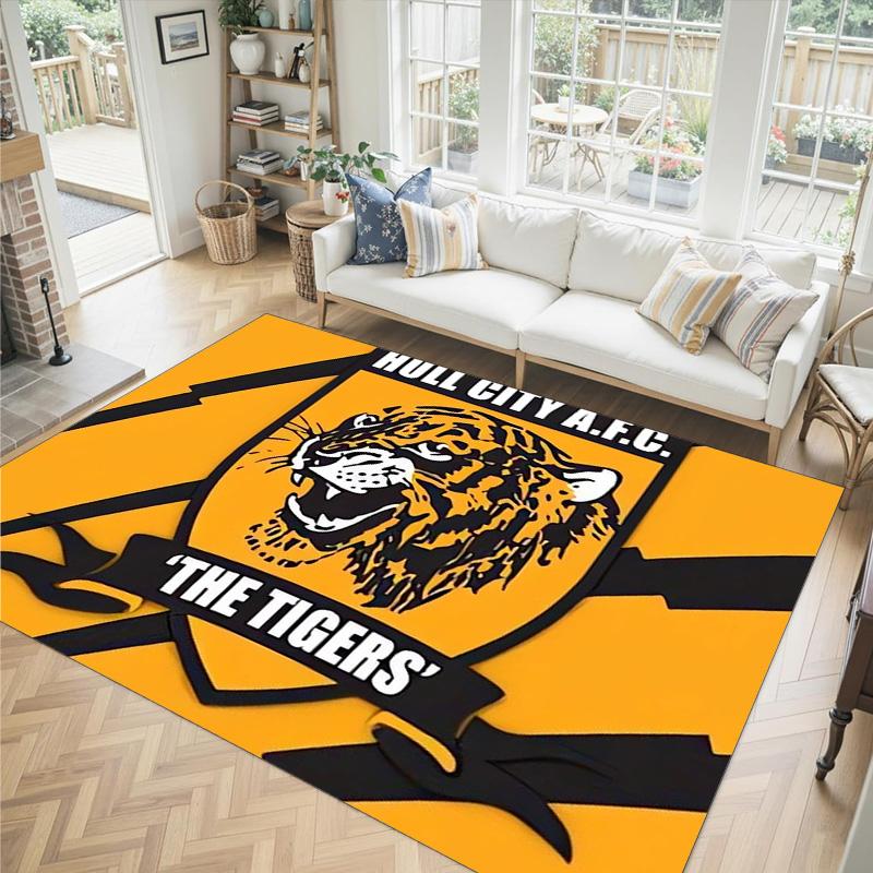 Tappeto in velluto di cristallo Design Hull FC Accogliente Non?Tappeto Stampato Antiscivolo per Camera da Letto Soggiorno Ingresso