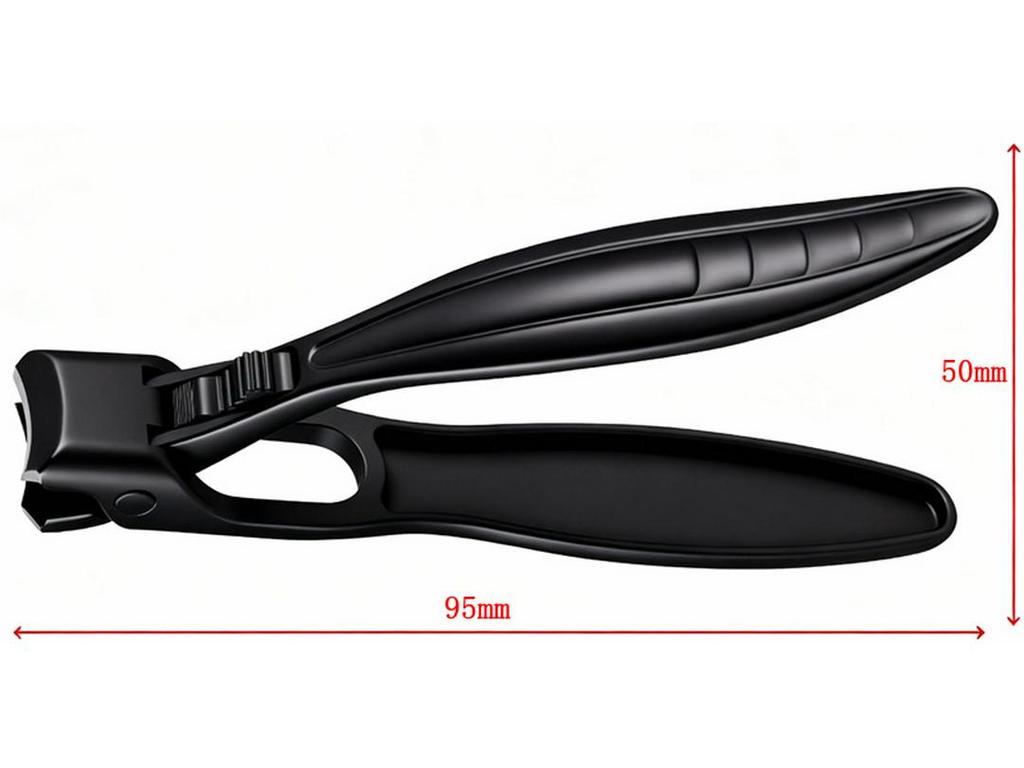 Safety Steel Nail Clippers Set with Large True Mouth Buckle & Secondary Opening