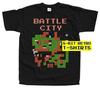 Battle City STAGE SCREEN V2 NES GAME MEN T SHIRT All Sizes S-5XL 100% COTTON
