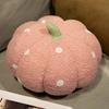 Special-shaped vegetables colored Halloween throw pillow pumpkin pillow macaron color toy polka dot home decoration cute