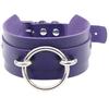 Unisex verstellbare Choker-Halskette O-Ringe Halsband für Tanzaufführungen und Mode