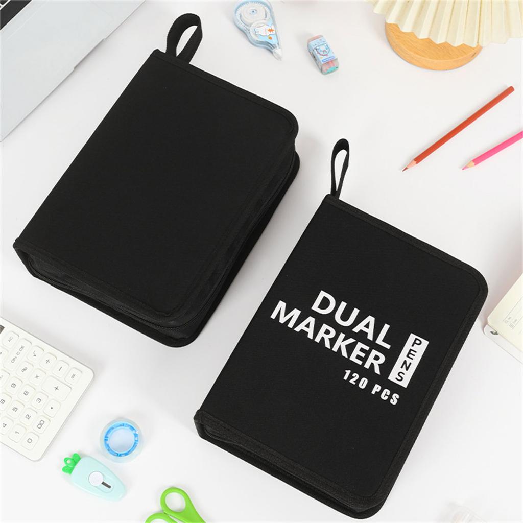 High Capacity Pencils Case Pencil Pouches 60/72/100/120 Slots Coloring Pencil Holder Art Marker Organizers Storage Case