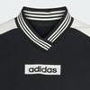 Adidas Originals Striped Cropped Loose Sweatshirt Women Tops Black JW7273