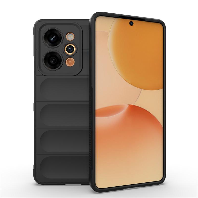 For Realme P4 Power Case Silicone Liquid Shockproof Case Realme P4 Power Cover TPU Rubber Protector Case Realme P4 Power Cover Realme P4 Powe чёрный