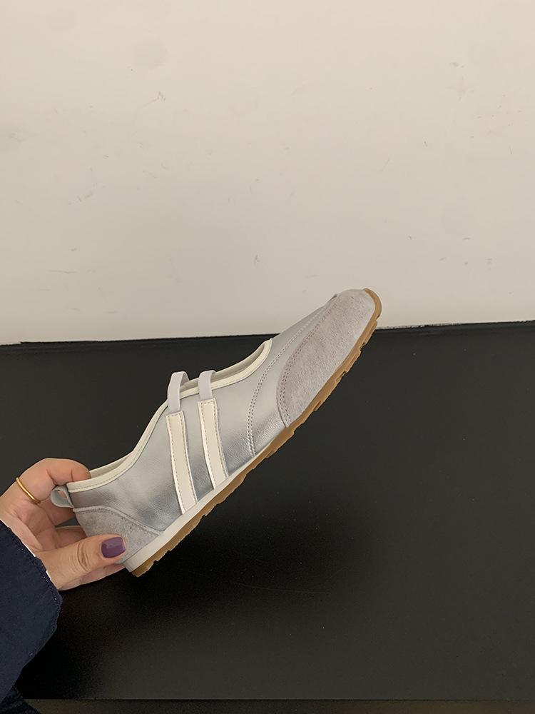Ballet Style Shallow Mouth Mary Jane Single Shoes Women's 2025 New Retro Versatile One-pedal Flat Casual Forrest Gump Shoes
