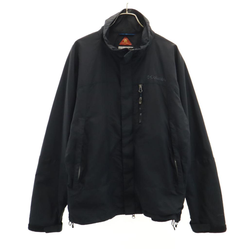 Columbia Nylon Jacket M Black Outdoors Men's Used