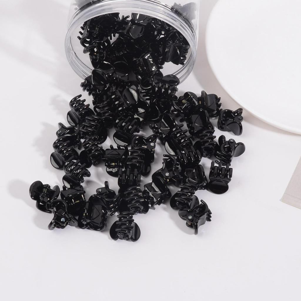 50 Stück Box 1,5 cm Mini Damen Pony Clips | Haarstyling Klammern