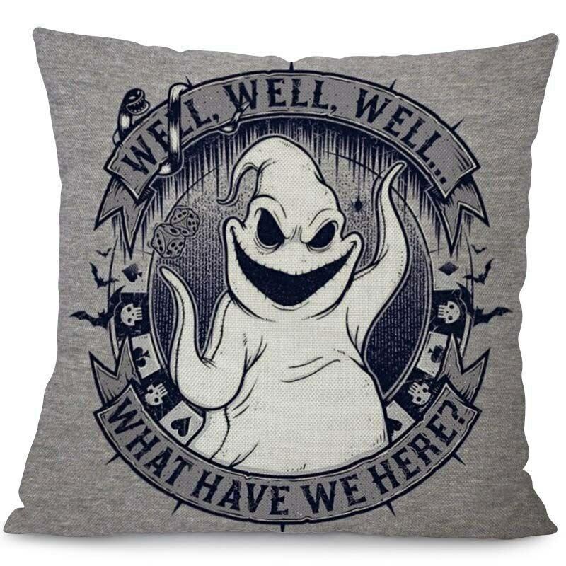 Nightmare Before Christmas Decorative Cushion Cover For Ghost Head Design Waist