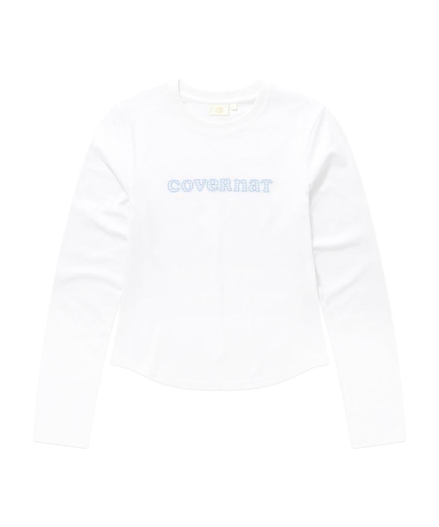 COVERNAT WOMAN Cooper Logo Long Sleeve White