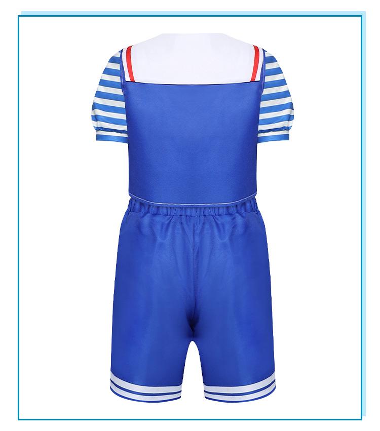 Stranger Things Halloween Cosplay: Man-Eating Flower Ice Cream Clerk Costume for Comic Con and Stage