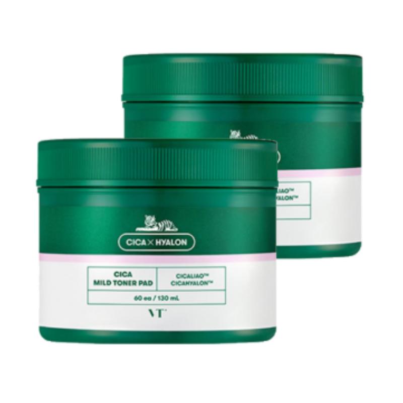 

VT COSMETICS Cica Mild Toner Pad (60 пэдов × 2)
