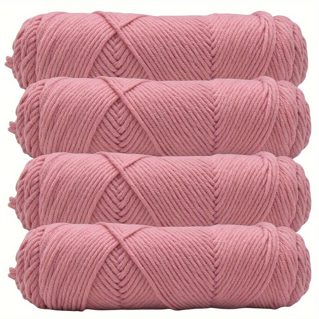 Valentine's Day 4pcs Chunky Yarn Set - Soft, Warm & Cozy for Knitting & Crochet Projects 13.4oz Total