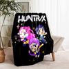 1pc Blanket Kpop Hunter12 Print Design, Lightweight Blanket for Sofa, Bed- Soft &Warm, Gift for All Seasons like Christmas, Halloween
