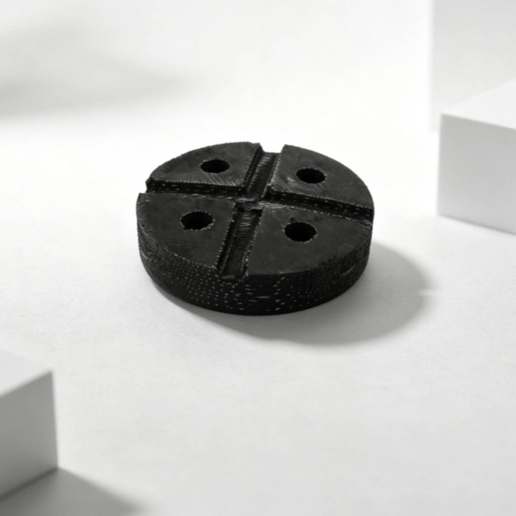 Rubber Lift Pad Anti-Slip Car Lift Pads Rubber Block with Holes Protective Automotive Accessories Thick for Mechanics