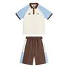 MQD Kids' Boys' Summer Polo T-shirt & Shorts Set