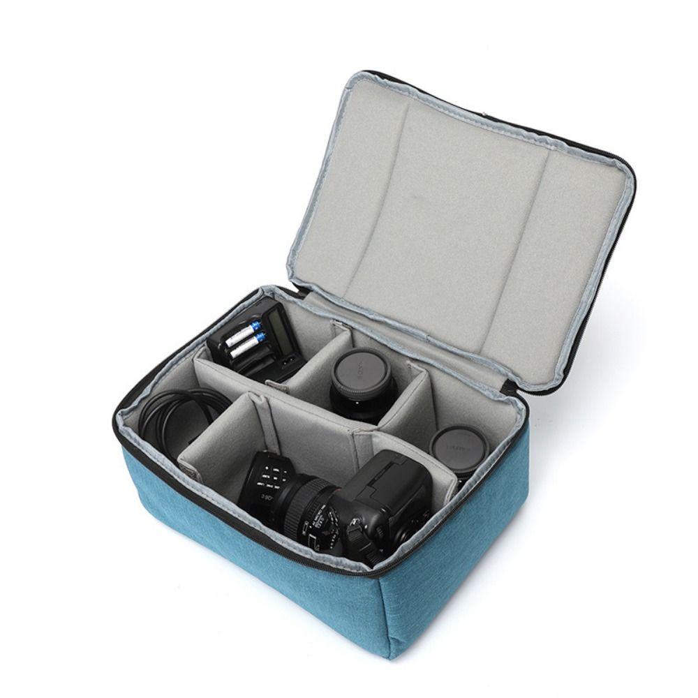 Oxford Camera Inserts Bag Super Thick Drop-Proof Insert Photography Organizer Portable Black Waterproof Camera Bag Video Camera