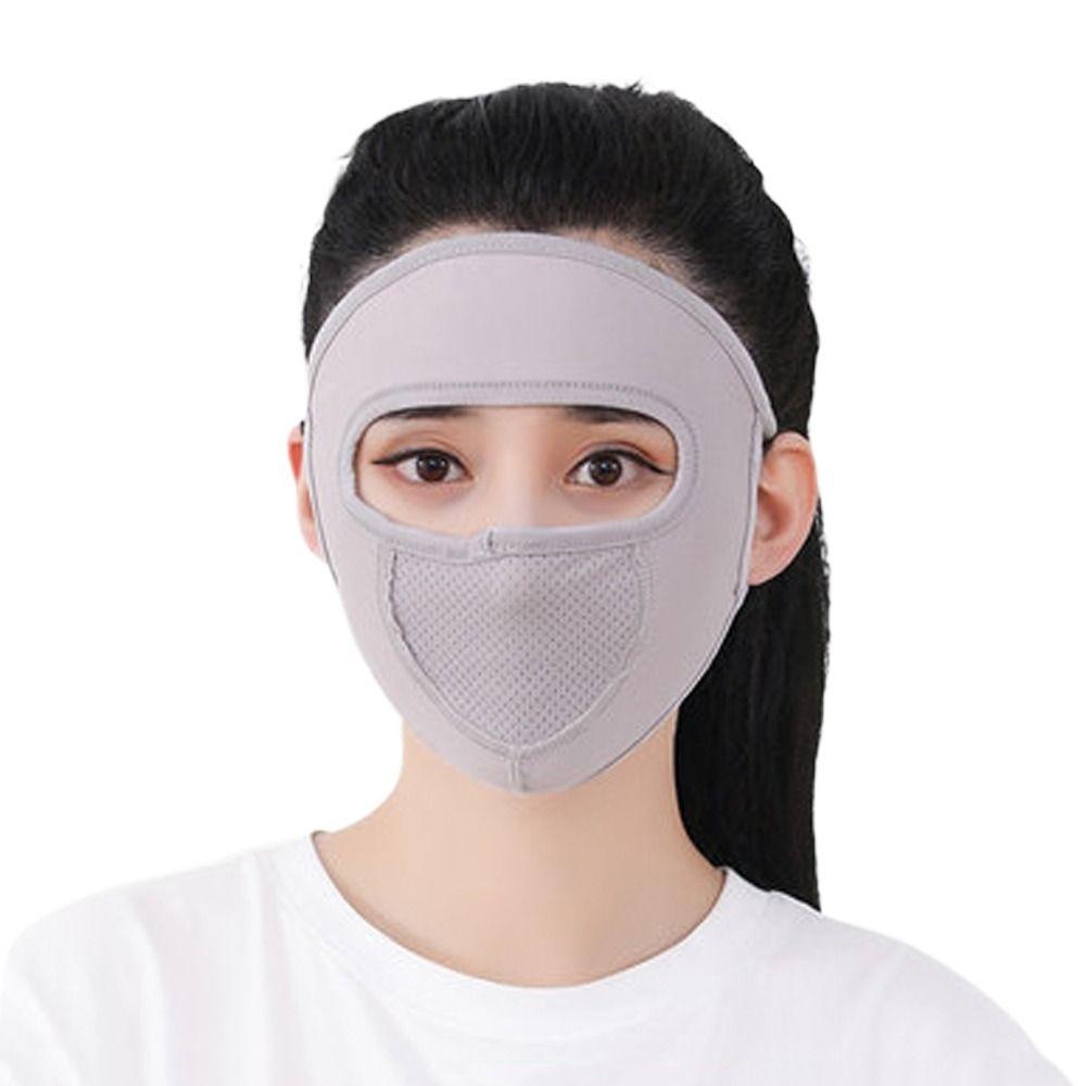 Anti-UV Sunscreen Veil Face Gini Mask Driving Face Cover Summer Sunscreen Mask Womne Face Mask