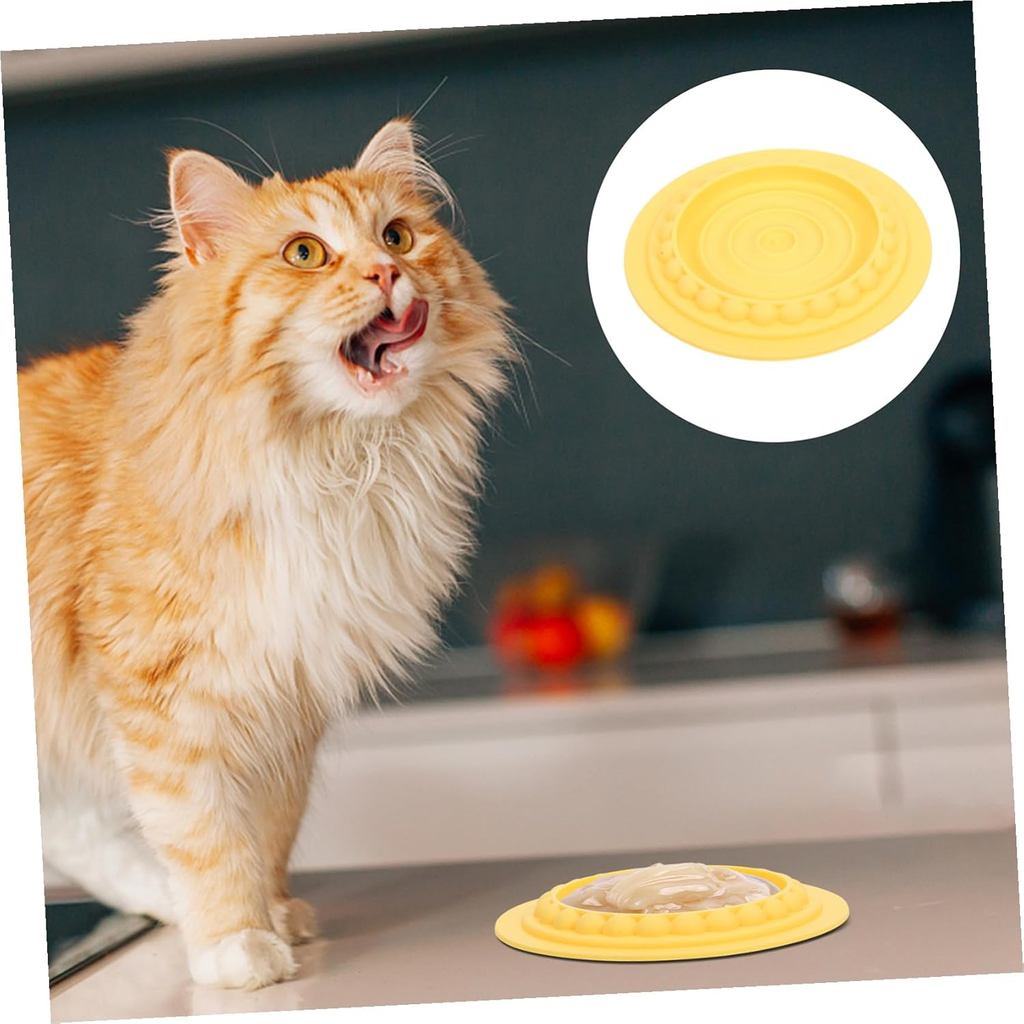 Tigela e Tapete para Gatos de Alimentação Lenta para Prevenir Inchaço. Prato de Alimentação Lenta com Design ElevadoFácil de LimparPode Ser Colocado na Máquina de Lavar Louça Para Prevenir Comer em Excesso