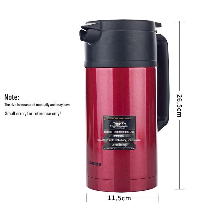 Zojirushi 1,5L Edelstahl-Vakuumflasche