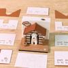 Cute Puppy Dog House 3D Memo Pad Creative Animal Sticky Notes Paper Sculpture Desk Decoration Pet Lover Gift Notes Paper