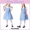 The Wizard Of Oz Dorothy Girls Dress Costume For Cosplay And Halloween Green Meadow Adventure
