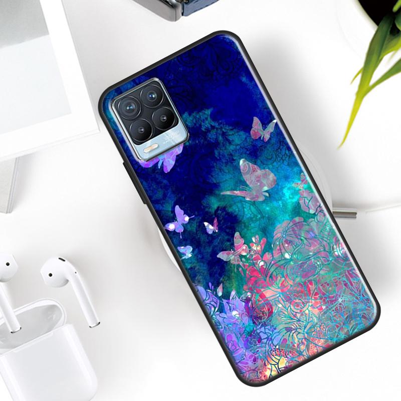 Beautiful Butterfly Case For Realme 15 14 11 12 13 Pro Plus GT7 Pro GT6 C55 C51 C53 C35 C33 C61 C65 C67 C71 C75