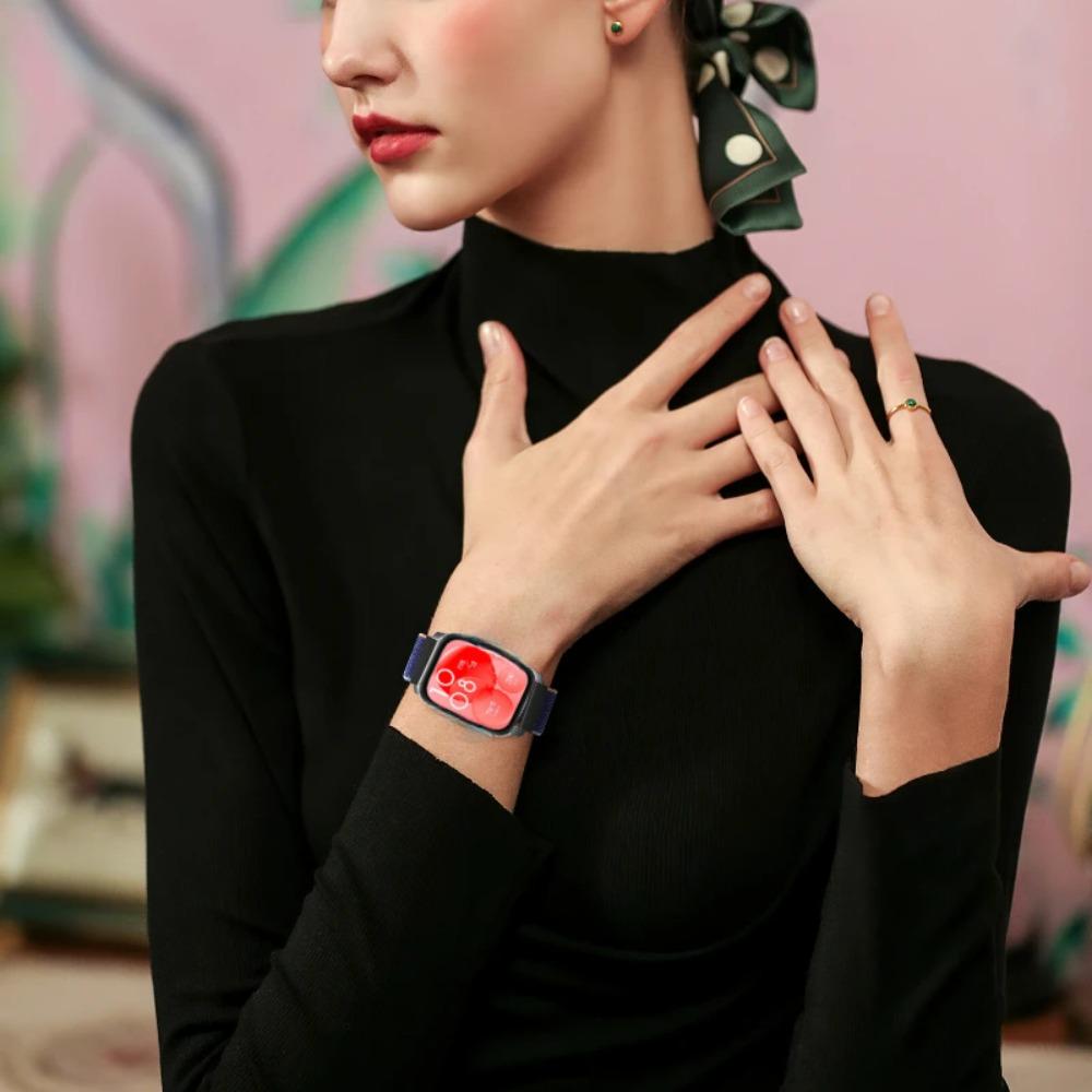Nylonowy Pasek Pętlowy do Huawei Watch Fit 3/4/4 Pro Oddychająca Sportowa Opaska na Nadgarstek Pasek do Huawei Watch Fit 4/Fit 4 Pro Pasek
