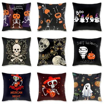 For Bedroom Home Decor Pillowcase Decoration Room Aesthetics  Cute Skull Pumpkin