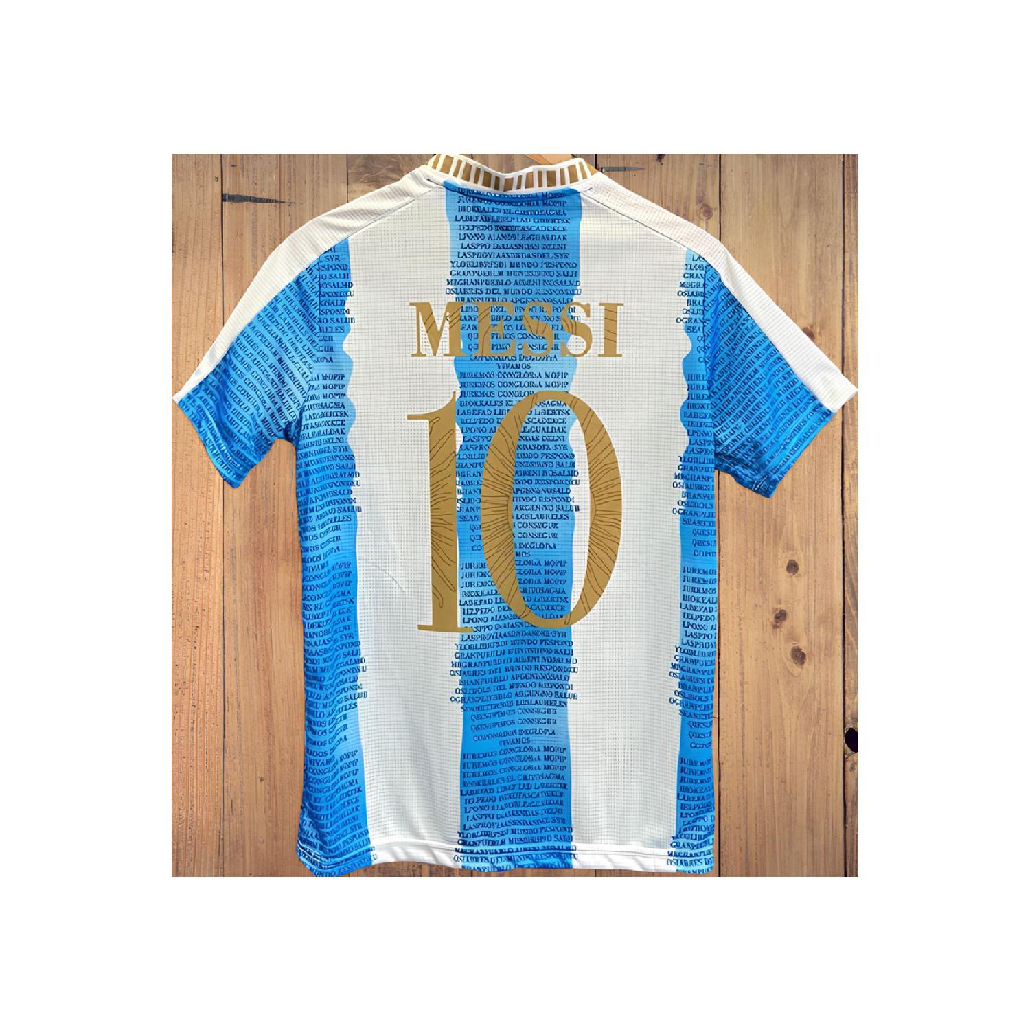 

Концептуальная майка Месси из Аргентины