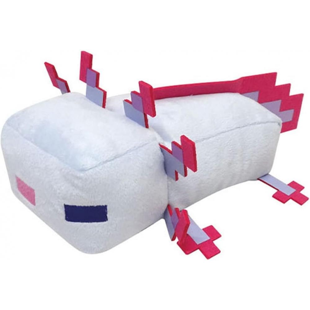 K Company MineCraft ColleCtion Plush Toy Axolotl Cyan H90 W165 D260mm MCt Cng4 C