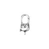 Tingxiang S925 Sterling Silver Retro Animal Clasp for Pearl Necklace & Bracelet DIY Jewelry.