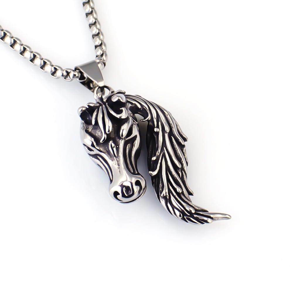 2025 Stainless Steel Cross Pendant Necklace for Men and Women - Trendy Retro Religious Design